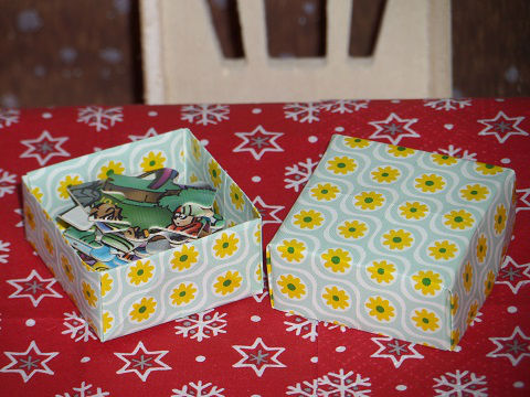 Tuto boîte origami